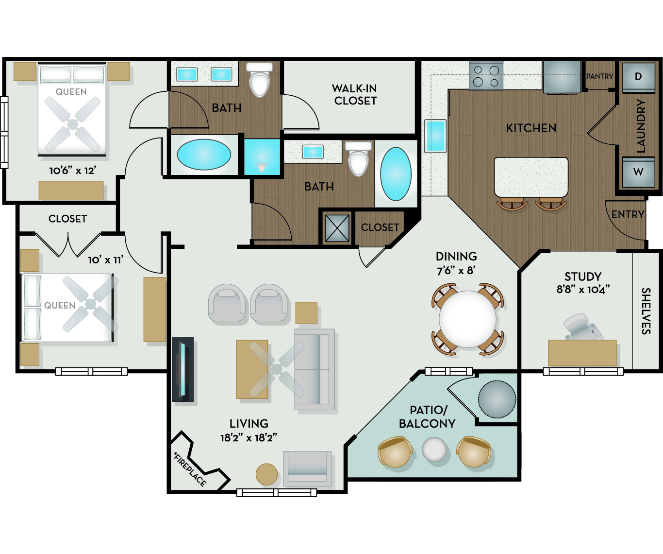 Travis floor plan