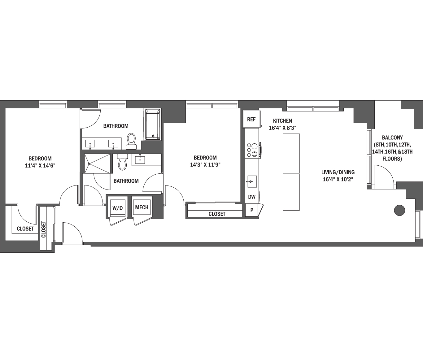 The Brooks I - IV layout 3