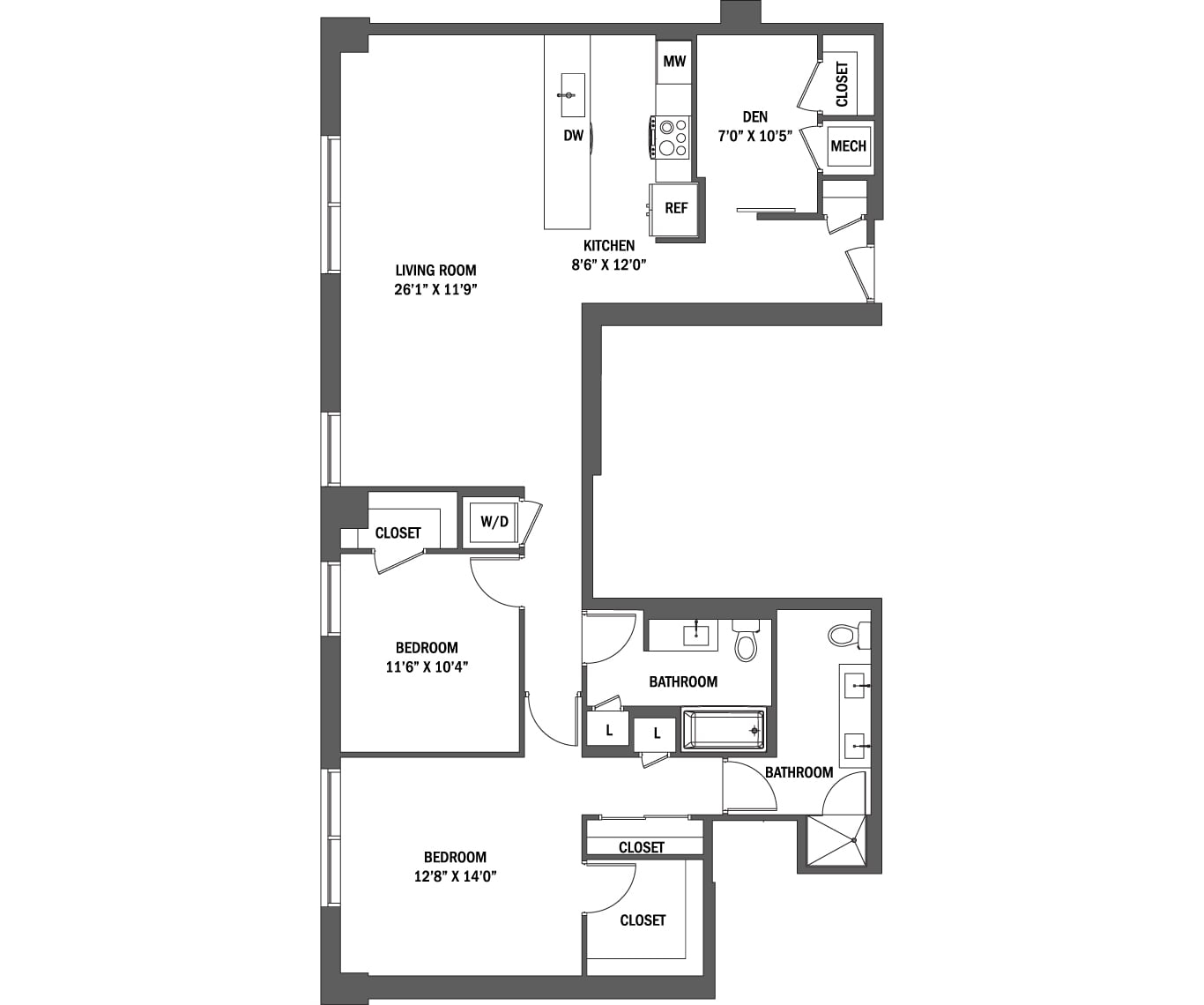 The Evelyn I - IV floor plan