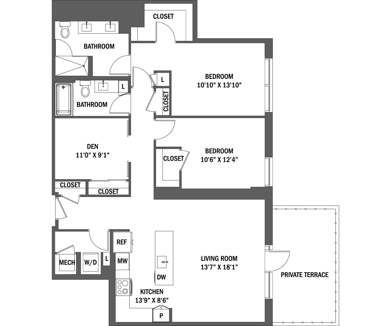 The Evelyn I - IV layout 3
