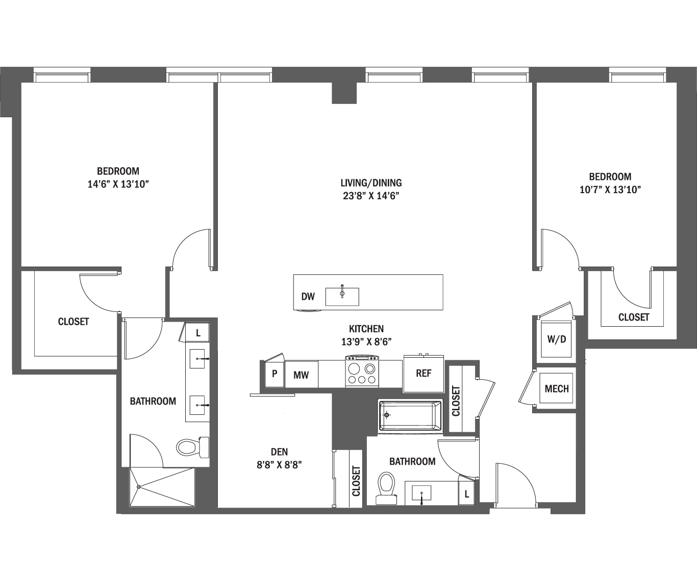 The Blake I & II layout 2