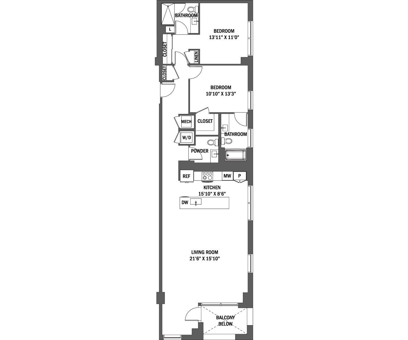 The Brooks I - IV layout 4