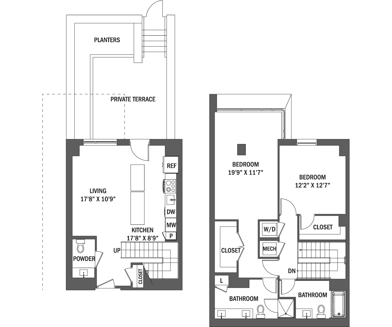 The Levi I - IV floor plan