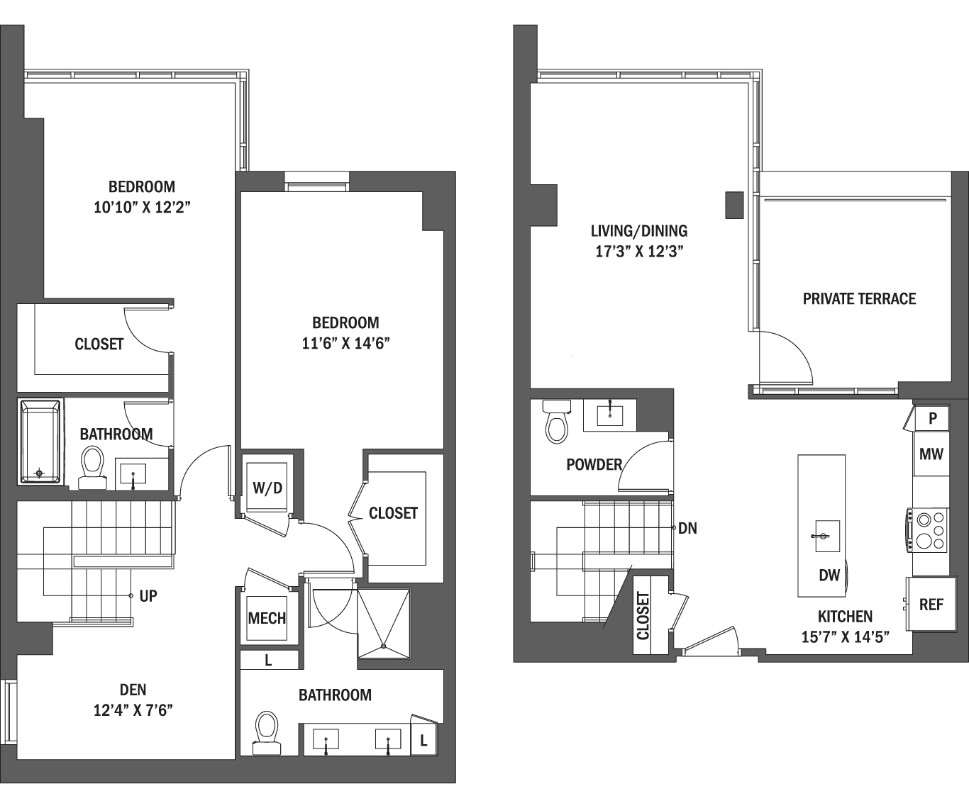The Adrienne I - III layout 2