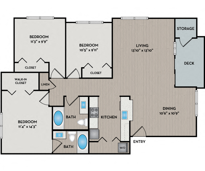 Redwood floor plan