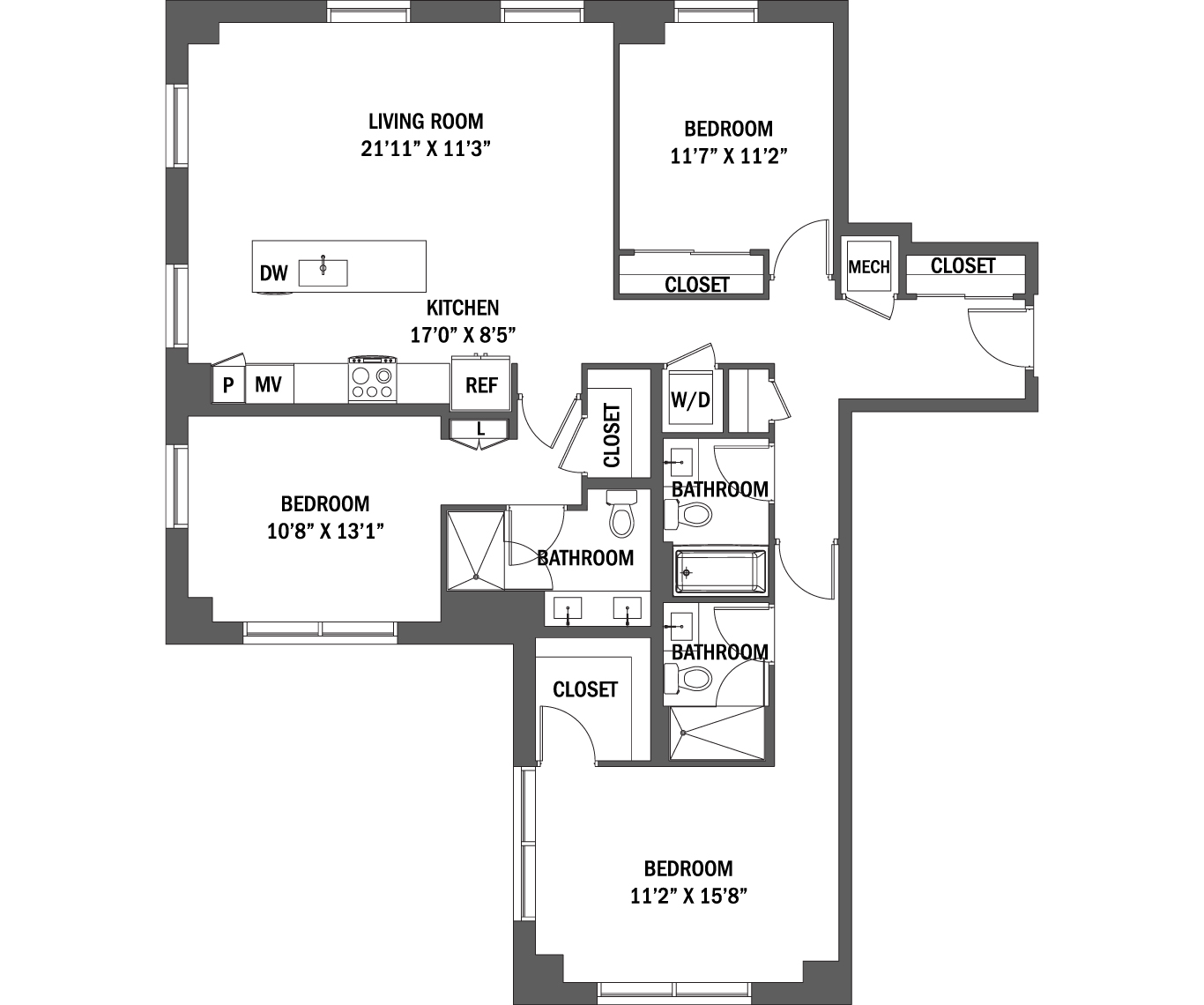 The Parker I - IV layout 4