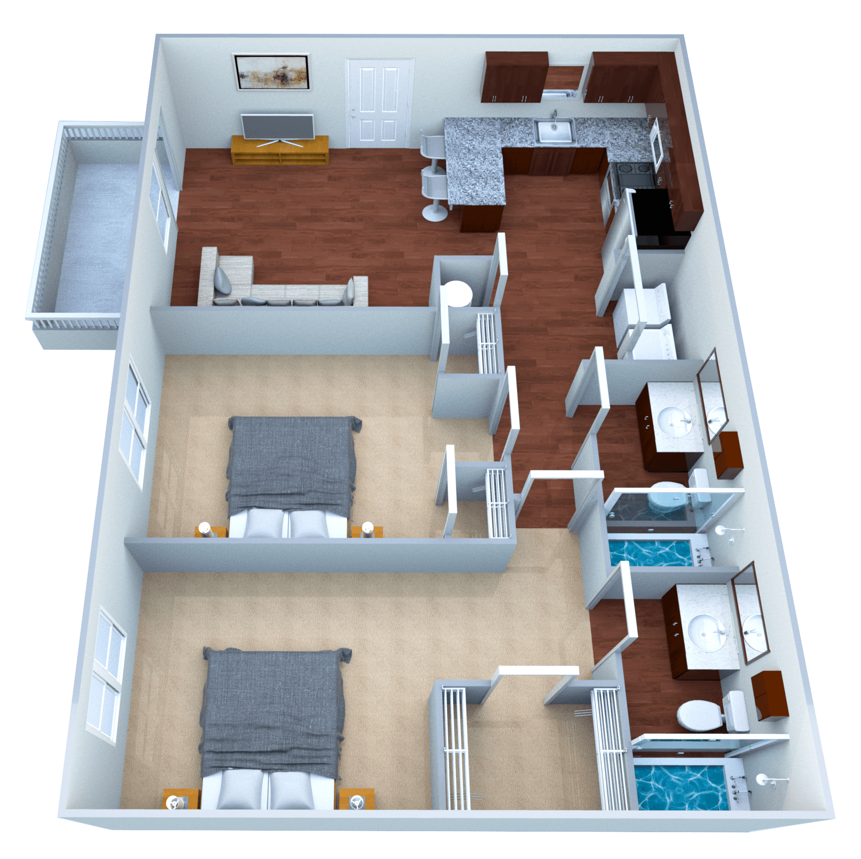 Suite A Floorplan