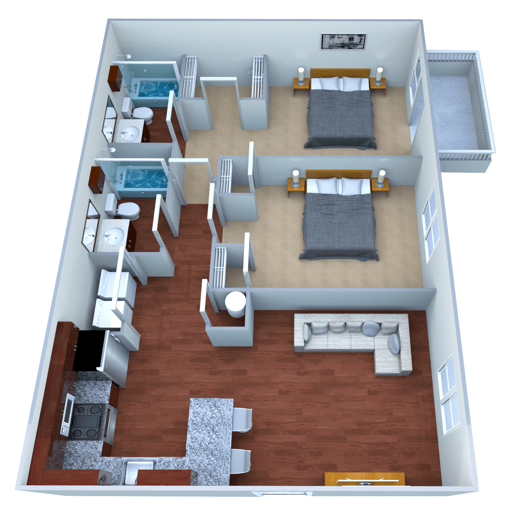 Suite A Floorplan