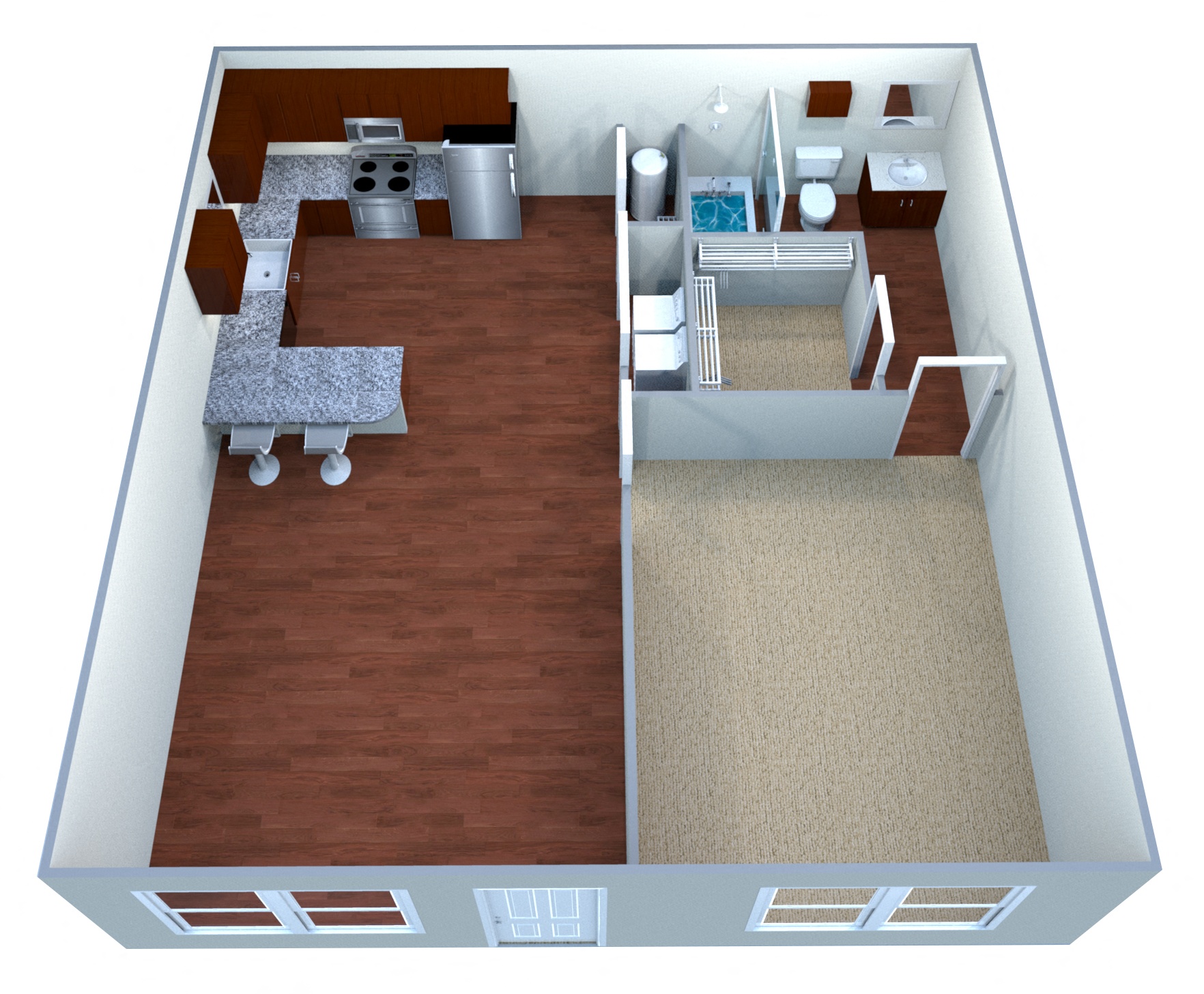 Custom Deluxe III - Phase IV floor plan