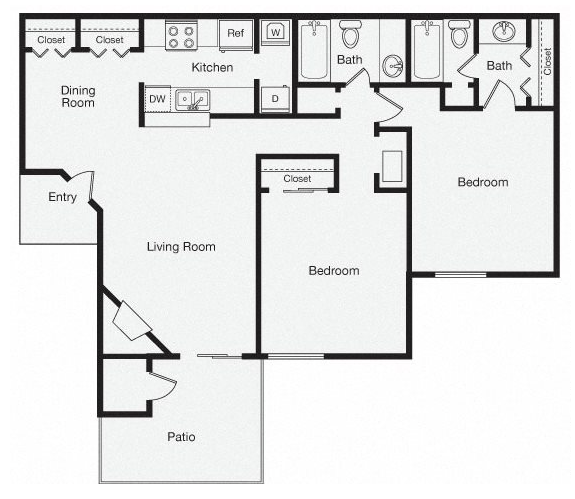 Suite A Floorplan