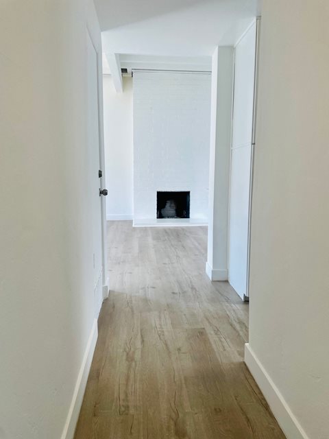 Hallway with Hard Floors