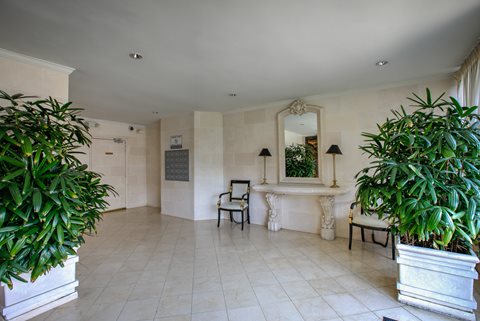 Apartment Building in Beverly Hills Lobby