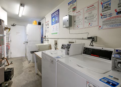 Apartment Building in Los Angeles Laundry Room