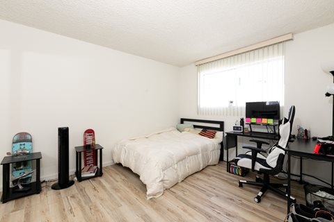 Bedroom with Hardwood Floors