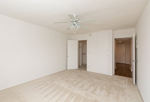 Bedroom with Carpet Floors and Walk-In Closet