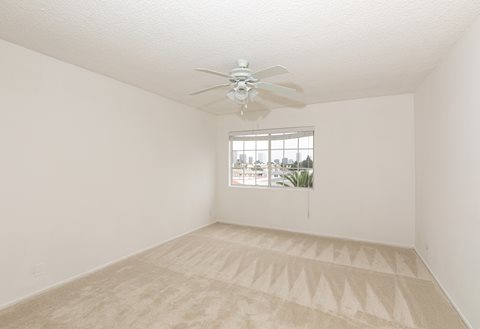 Bedroom with Carpet Floors and Walk-In Closet
