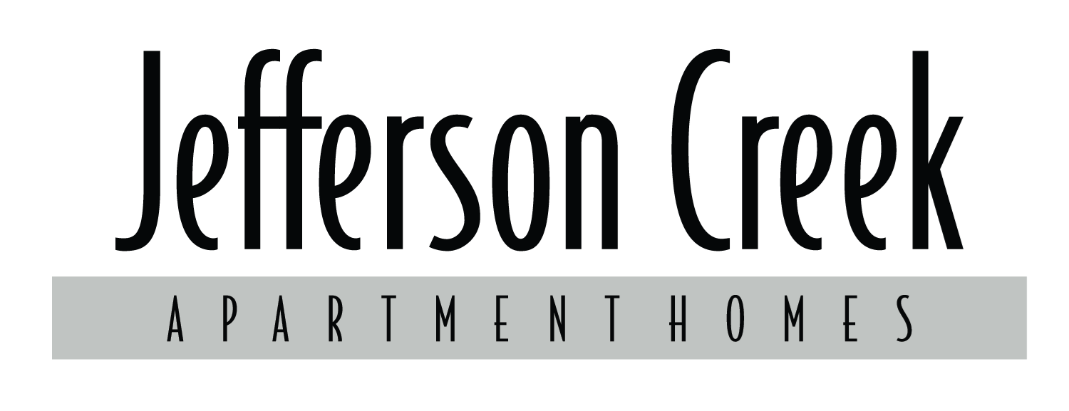 The image is a logo for Jefferson Creek Apartment Homes.