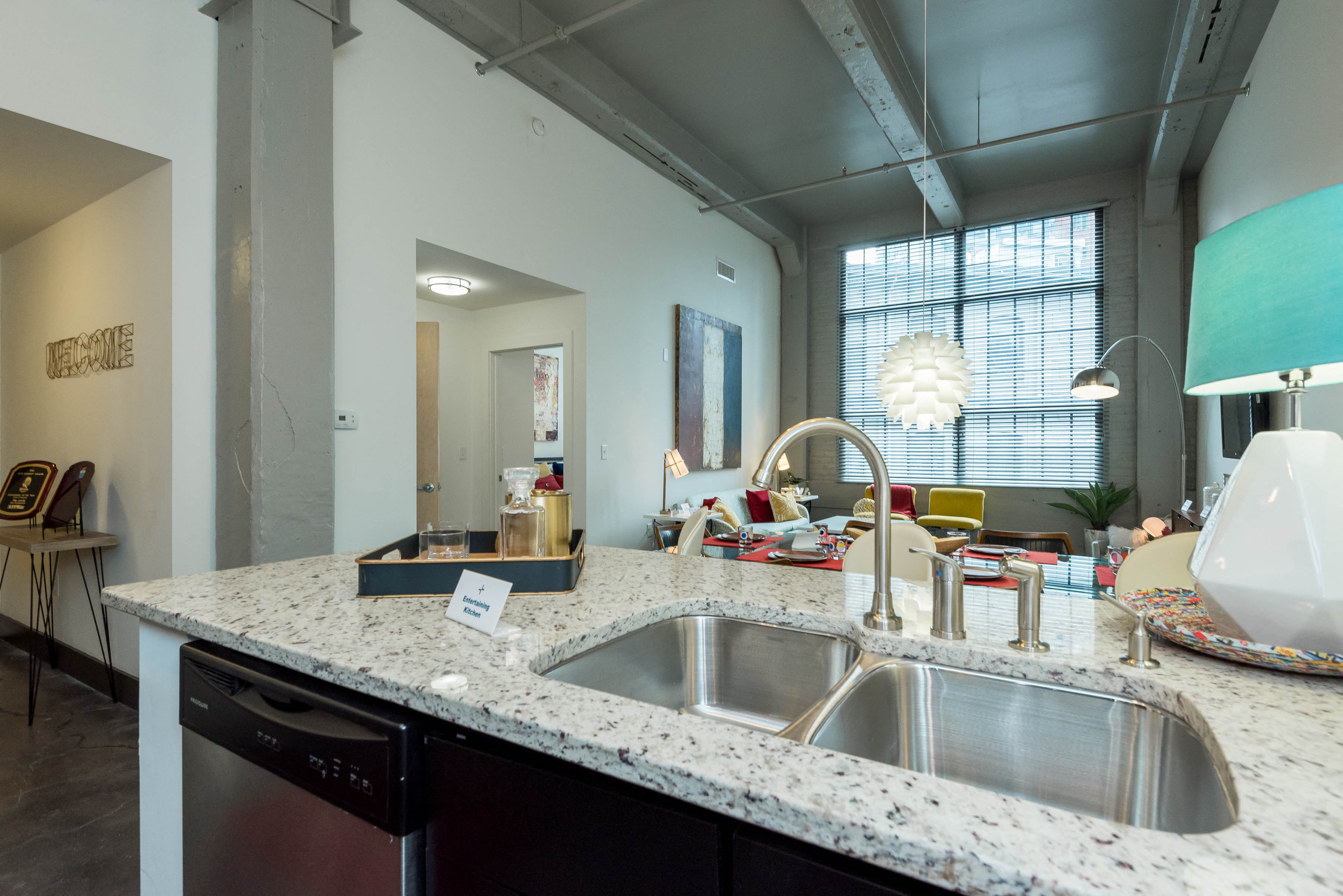 Kitchen with Granite Countertops