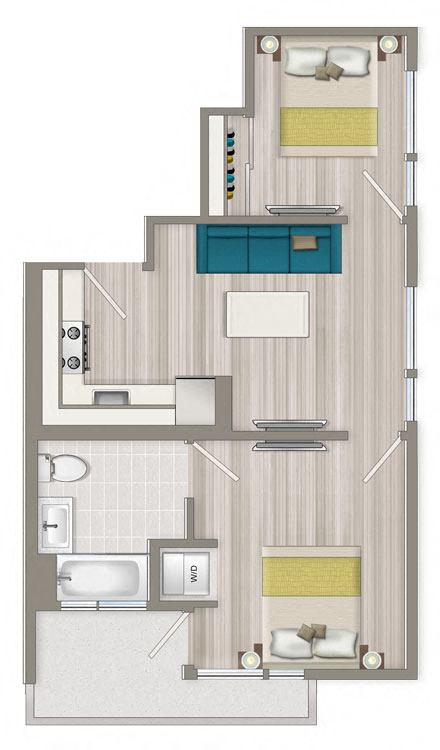 Suite A Floorplan