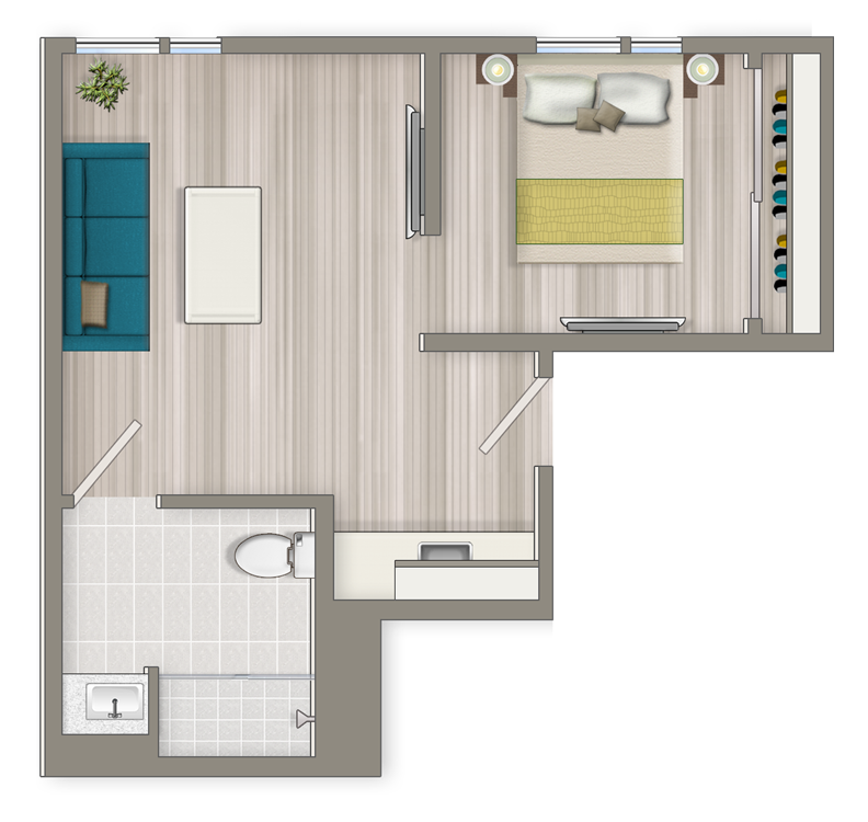 Suite A Floorplan