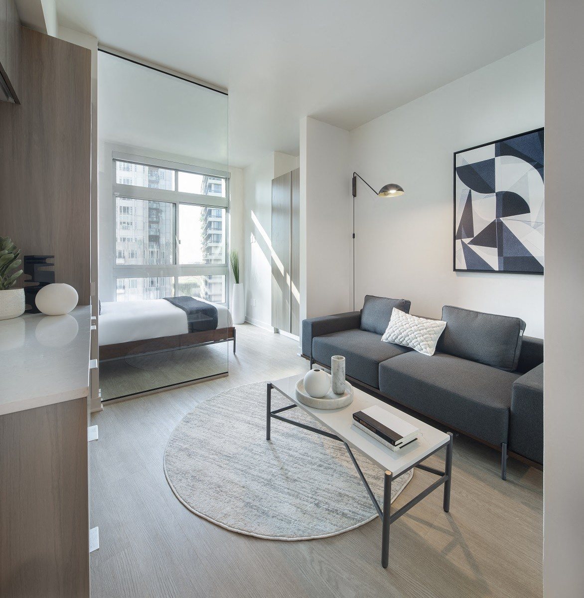 Furnished Westwood Apartments mysuite at Wilshire Margot Co Living Junior Suite