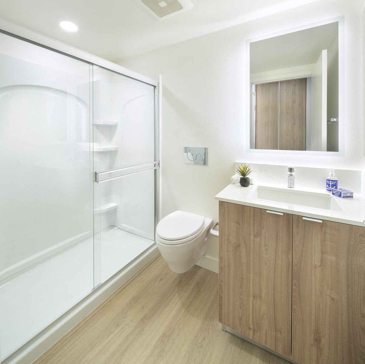 Granada Hills Apartments Mysuite At Granada Hills Co Living Suite Bathroom
