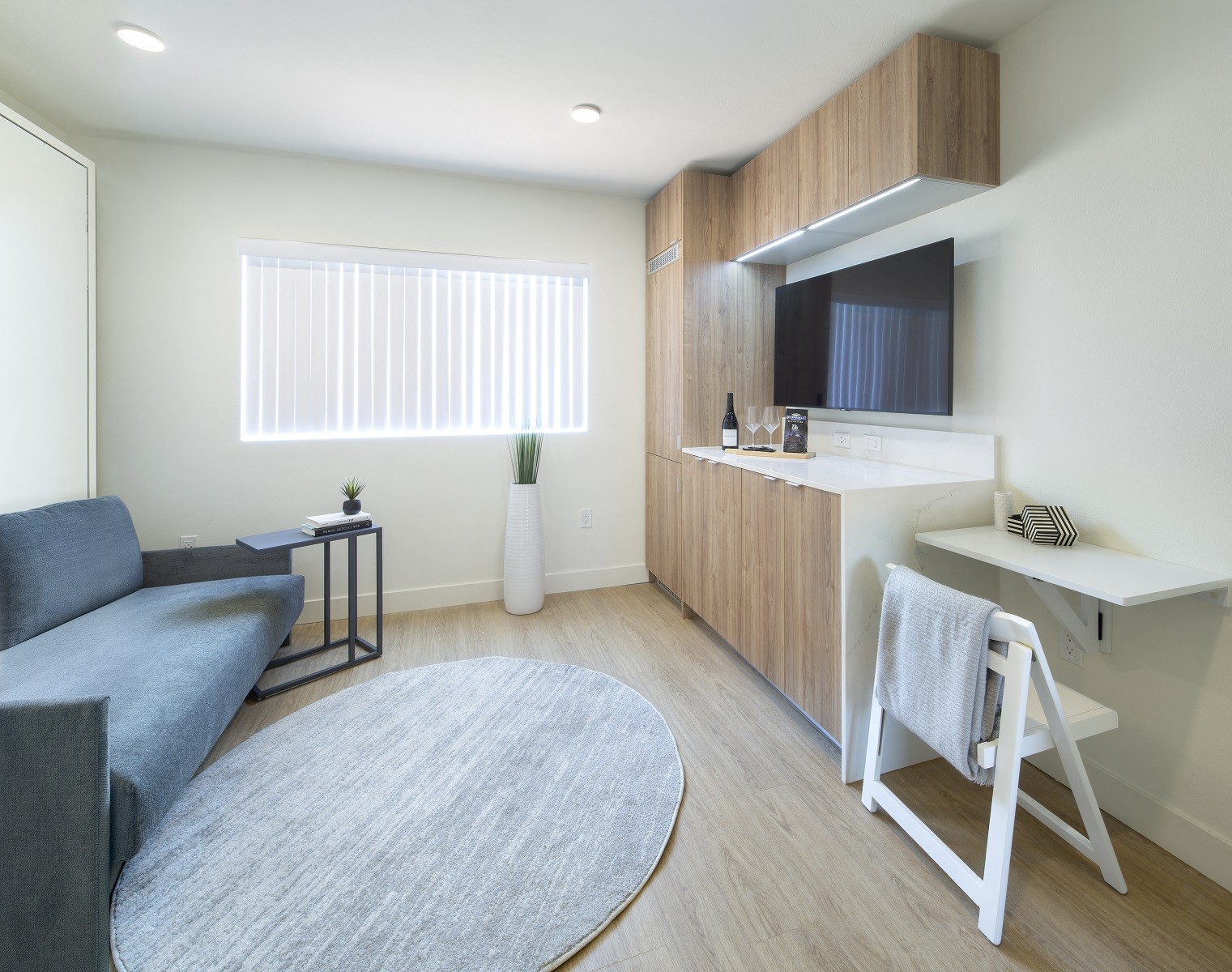 Granada Hills Apartments Mysuite At Granada Hills Co Living Suite Bedroom Bedroom Murphy Bed 1