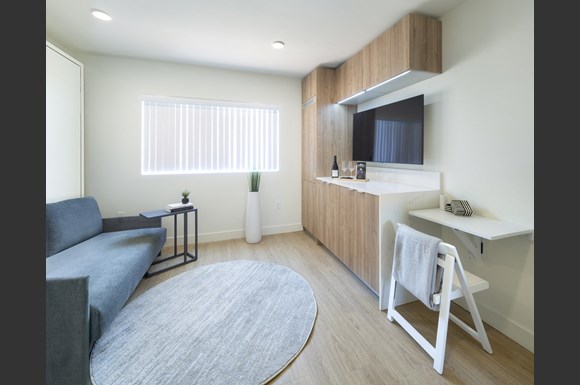 Granada Hills Apartments Mysuite At Granada Hills Co Living Suite Bedroom Bedroom Murphy Bed 1