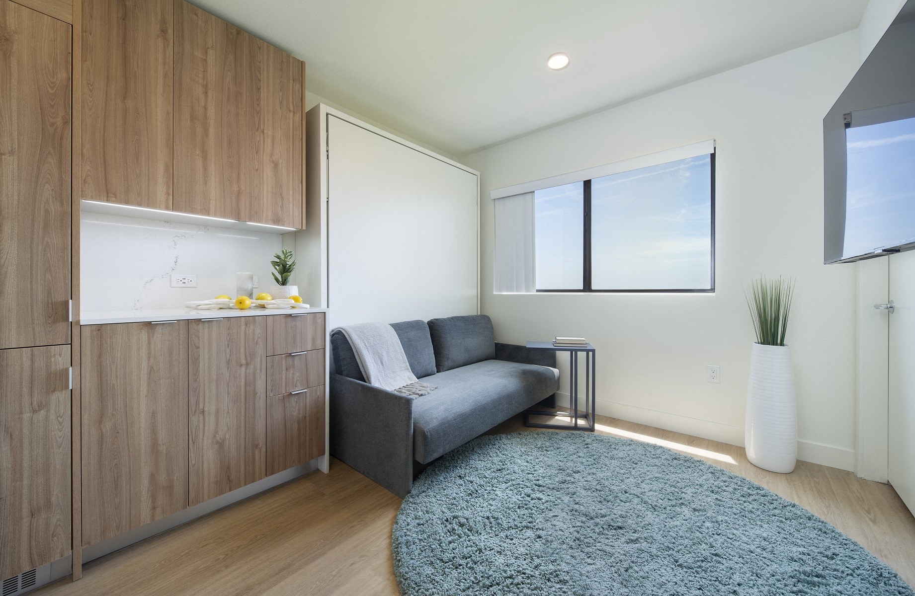 Granada Hills Apartments Mysuite At Granada Hills Co Living Suite Bedroom Murphy Room
