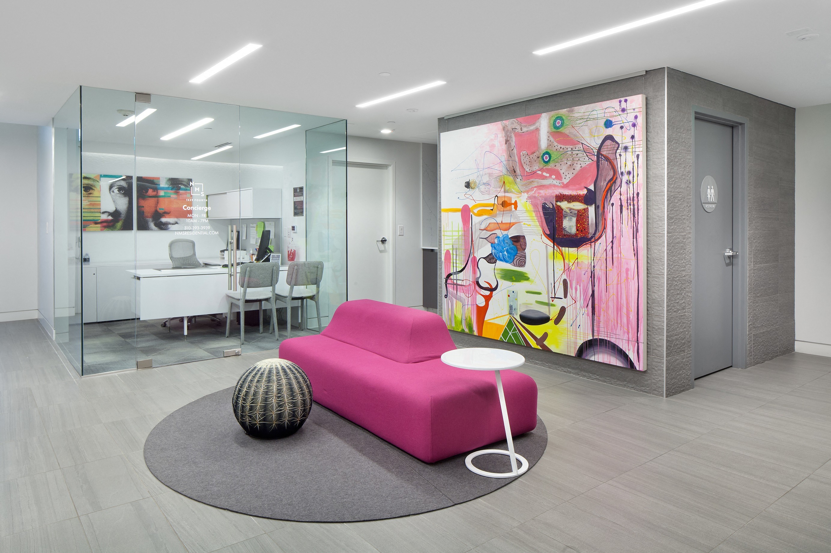 Stylish Lobby at NMS 1539 Fourth, Santa Monica, 90401