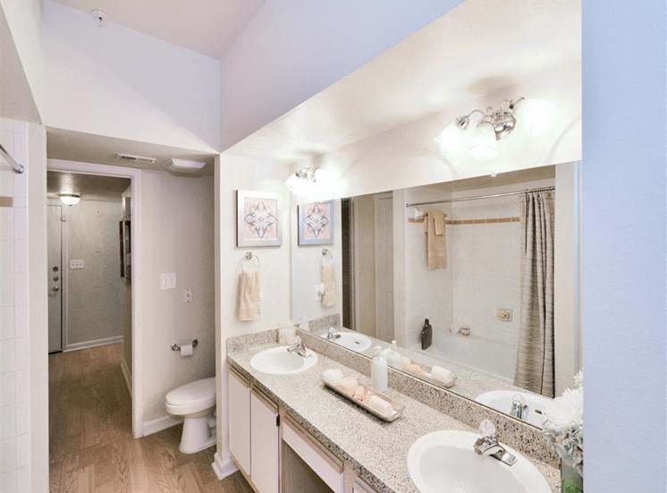 Huge double vanity 2 sinks, For Rent, Montfort Place in North Dallas, TX