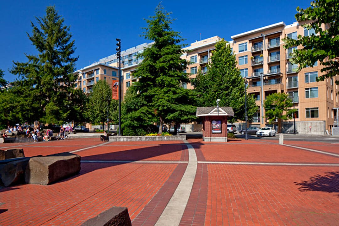 Building Exterior from Esther Short Park - Coen & Columbia