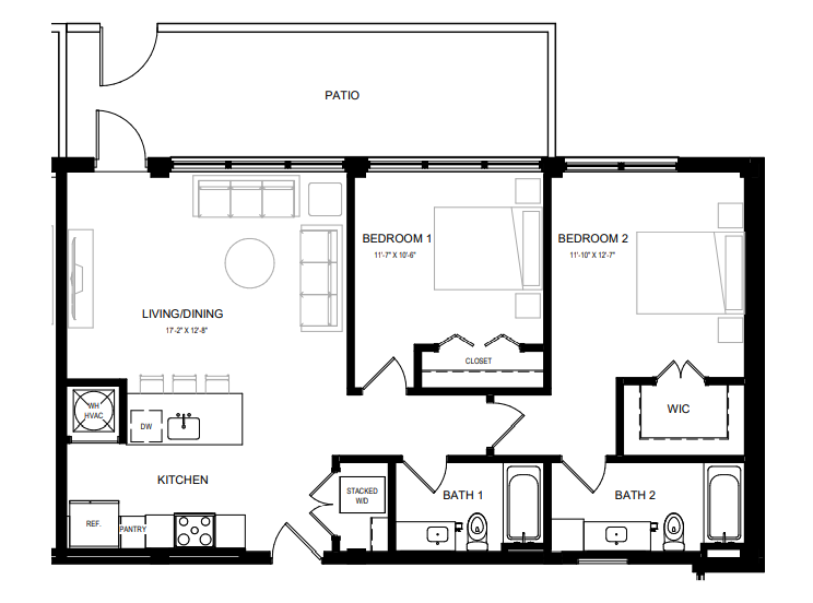 Suite A Floorplan
