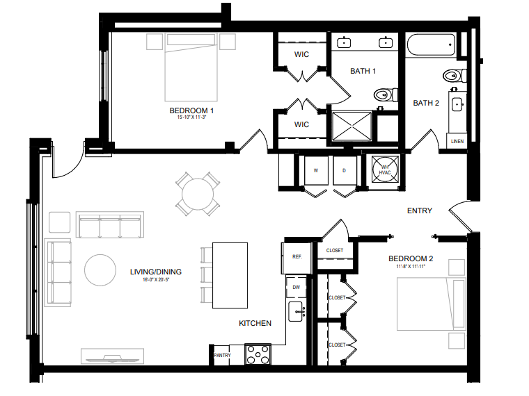 Suite A Floorplan