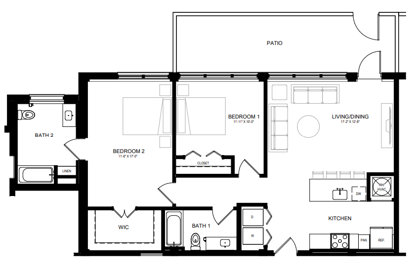 Suite A Floorplan
