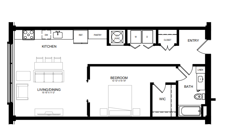 Suite A Floorplan