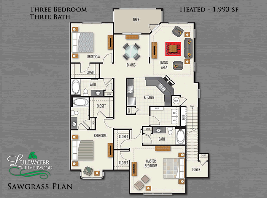 Apartment in Evans, GA Floor Plan