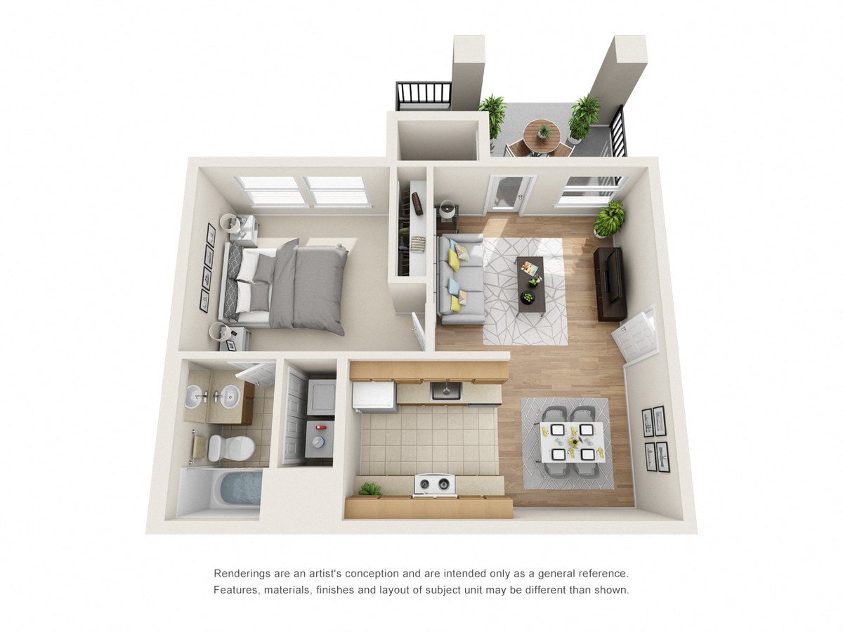 Phase II - 1 Bed 1 Bath