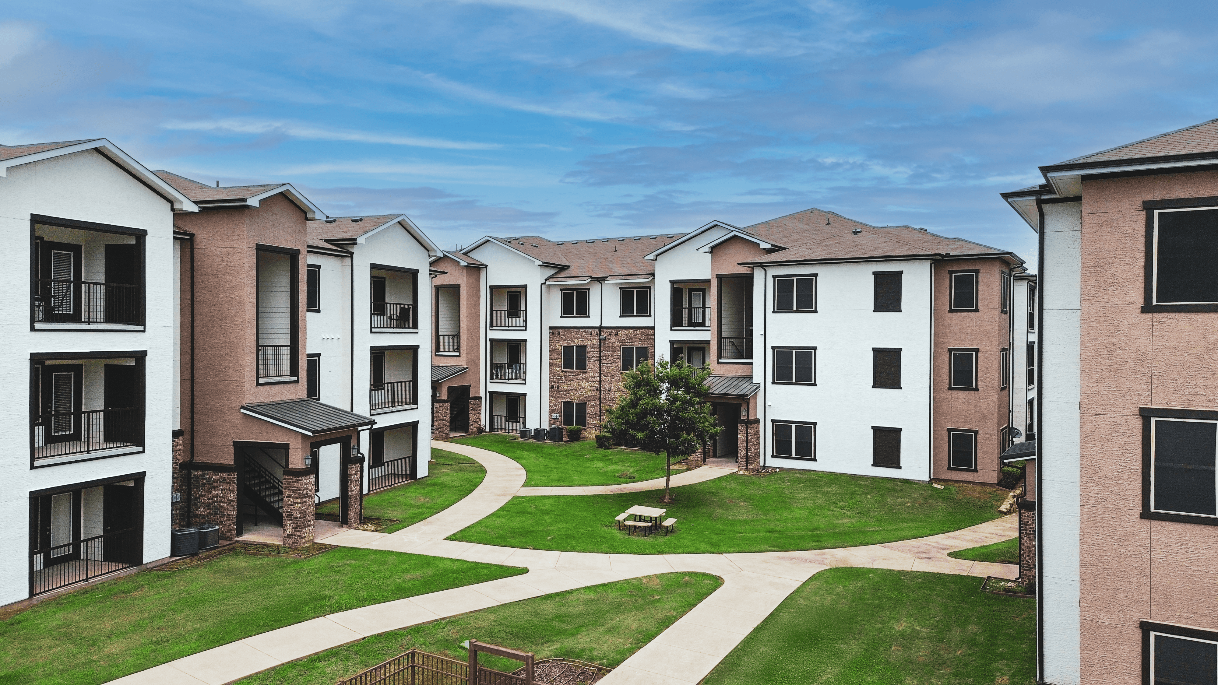 Creed Canyon courtyard Sherman TX