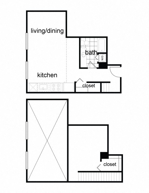 Bookmark Floorplan - Loft