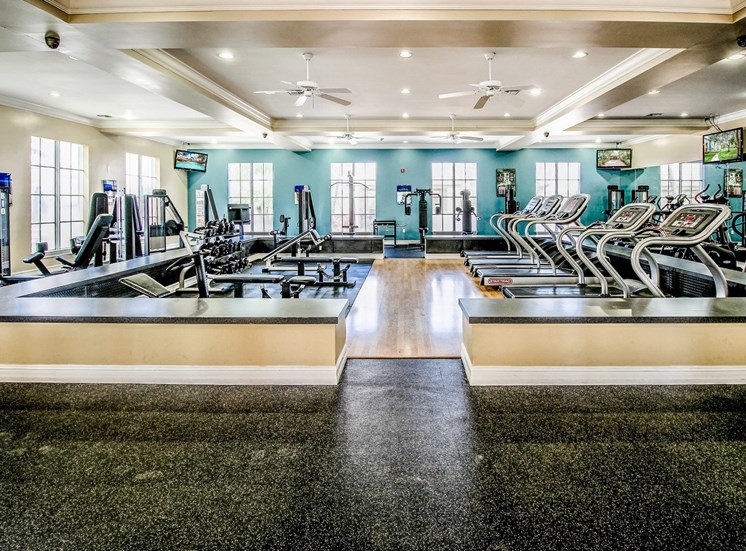 Spacious Fitness Center with Exercise Equipment