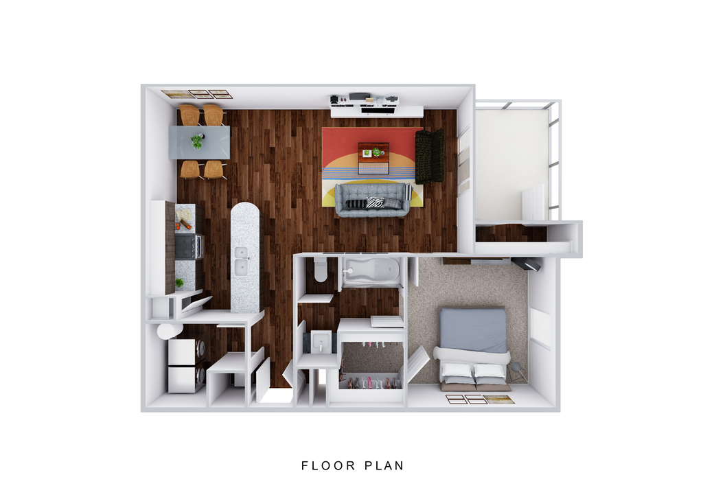 A1 - The Garden floor plan