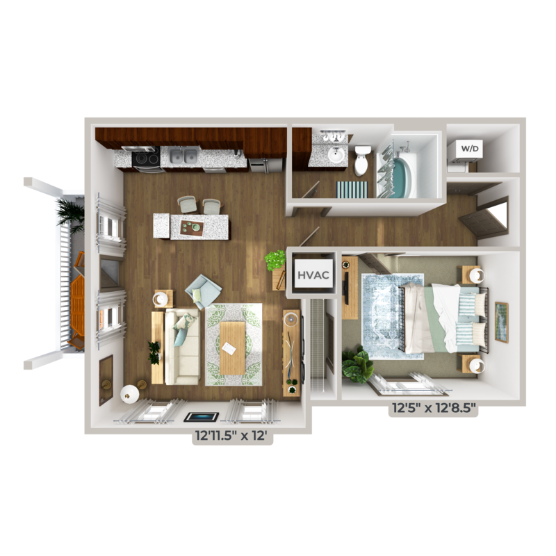 A1 floor plan