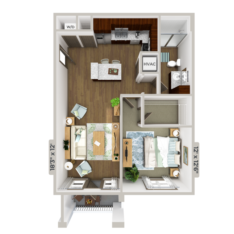 A2 floor plan