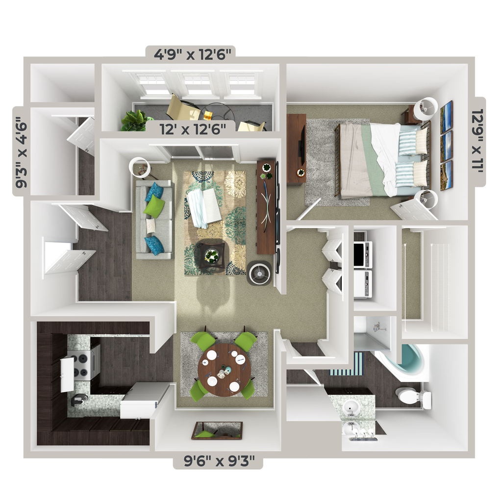 A1 - LaFayette floor plan