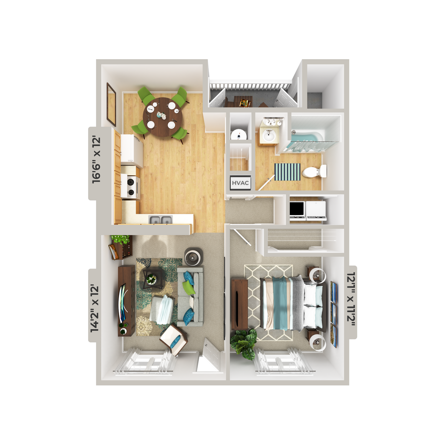 A - Hawthorne floor plan