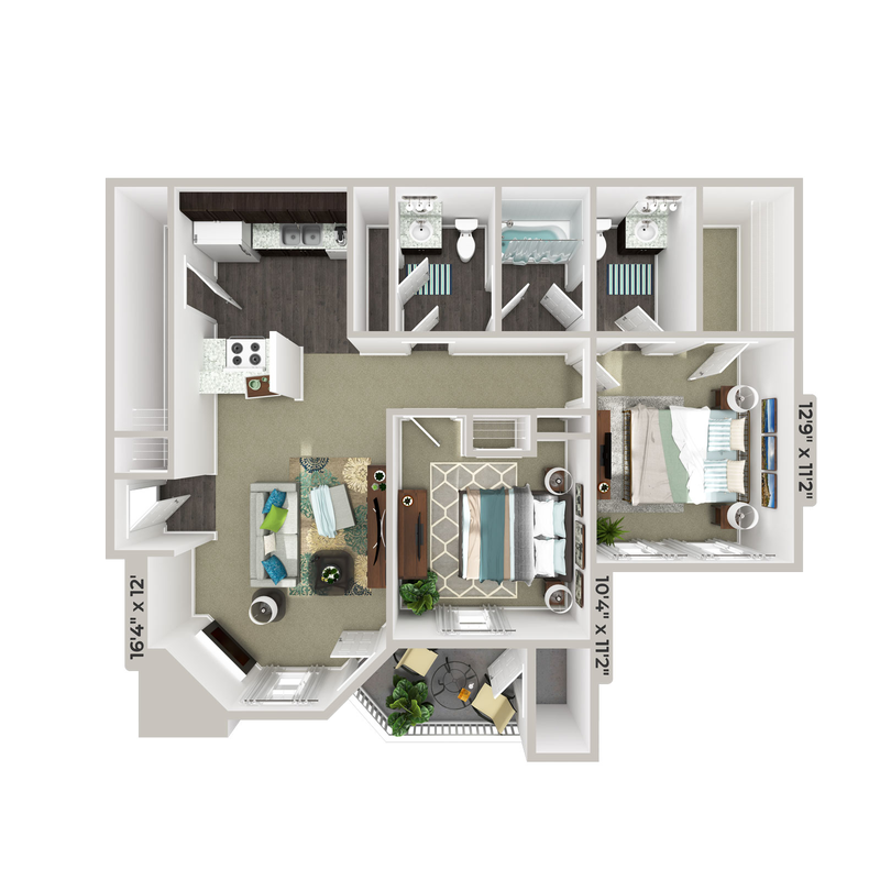 B2 - Cypress floor plan