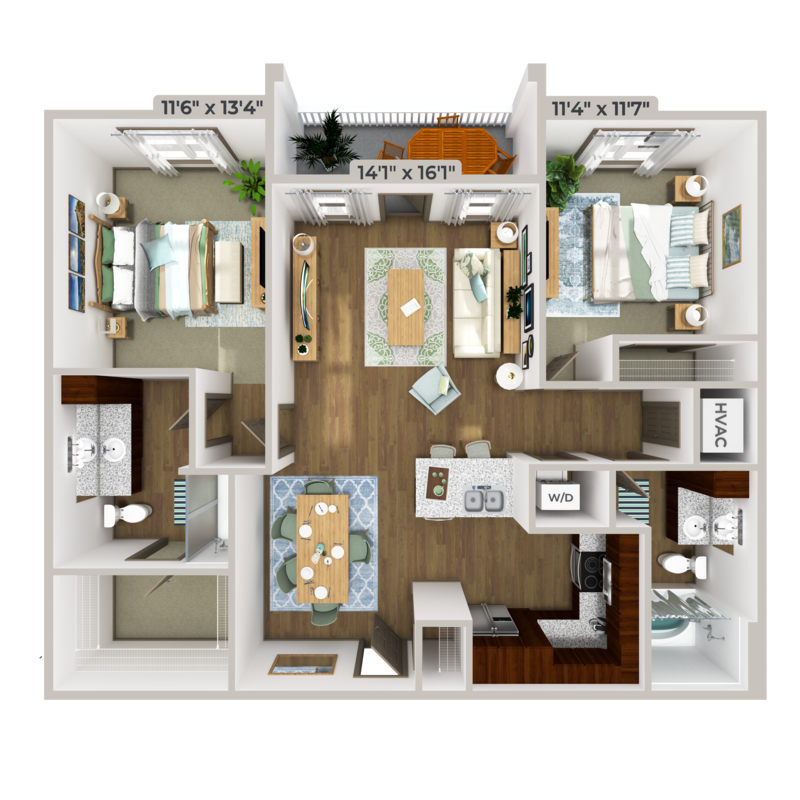 B2 floor plan