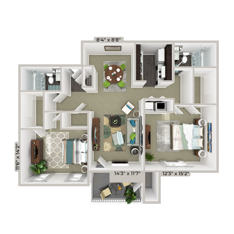 B3 - Hawthorne floor plan