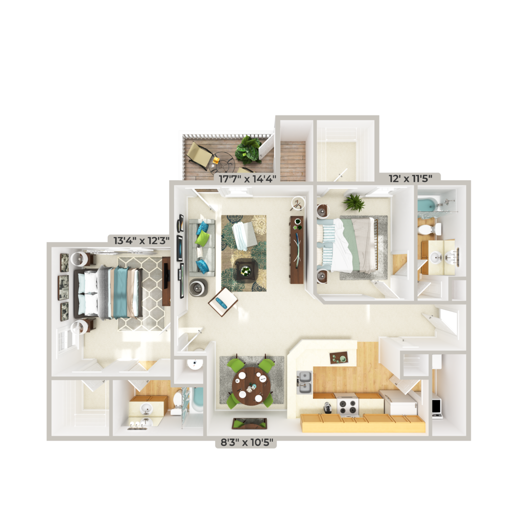 B - Laurel floor plan